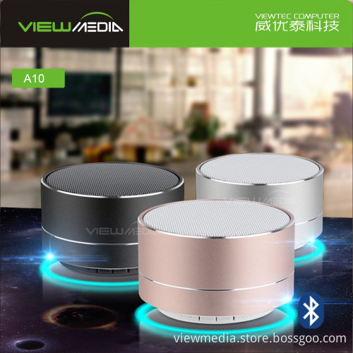 New 2016 innovative product HOME LED light Round speaker wireless Bluetooth